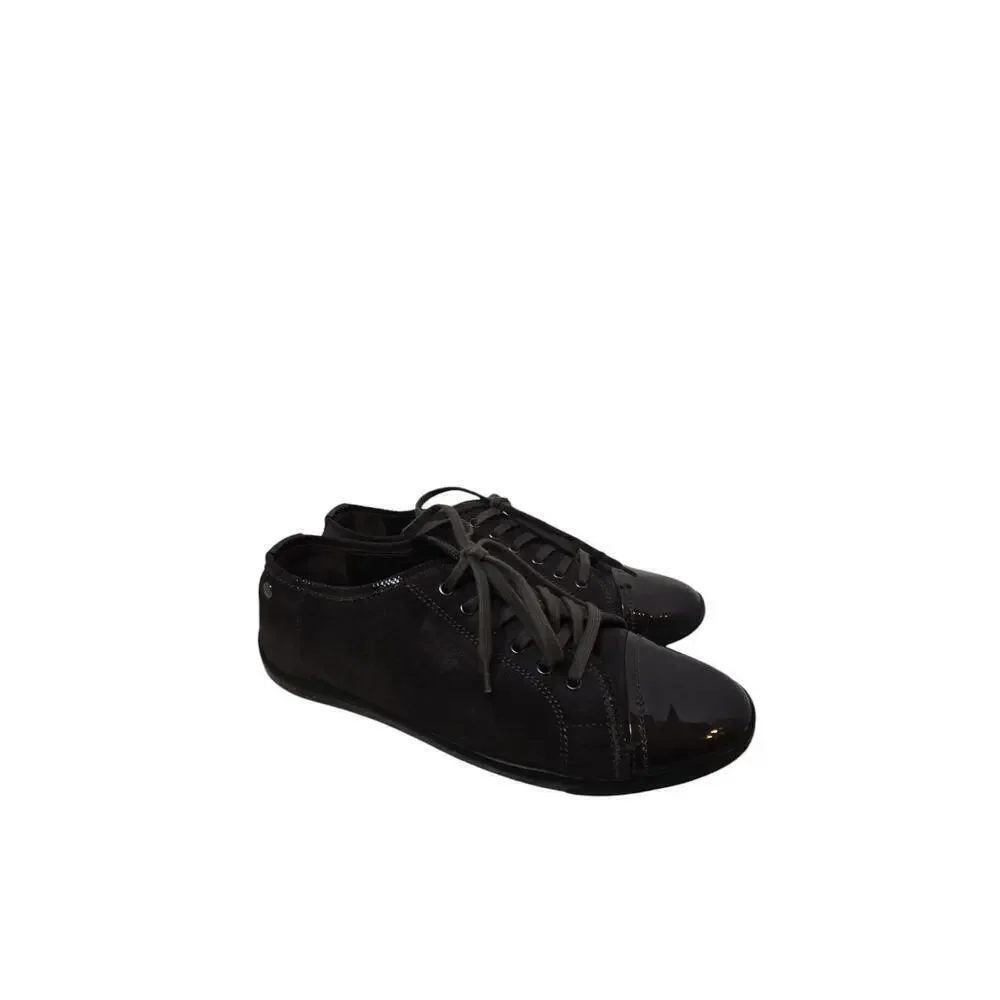 AGL Attilio Giusti Leombruni Women’s Gray Cap Toe Lace Up Sneakers Size EUR 39